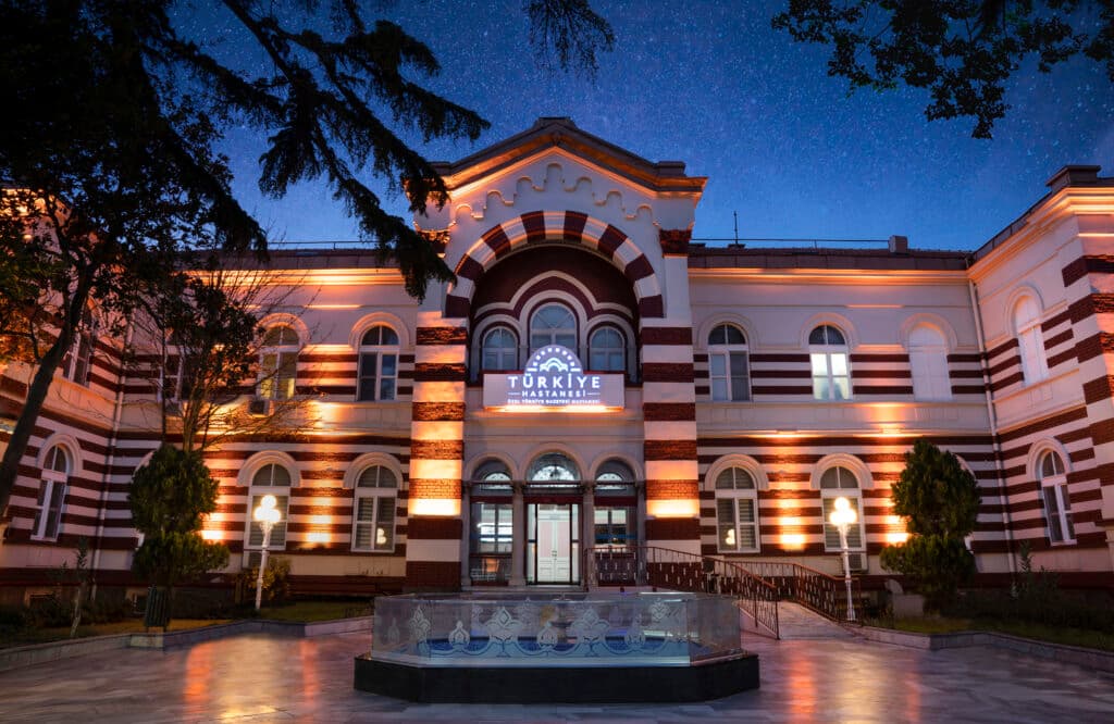 Türkiye Hastanesi LED Ekran ve Ses Sistemi Projesi projesi kurulum görüntüsü