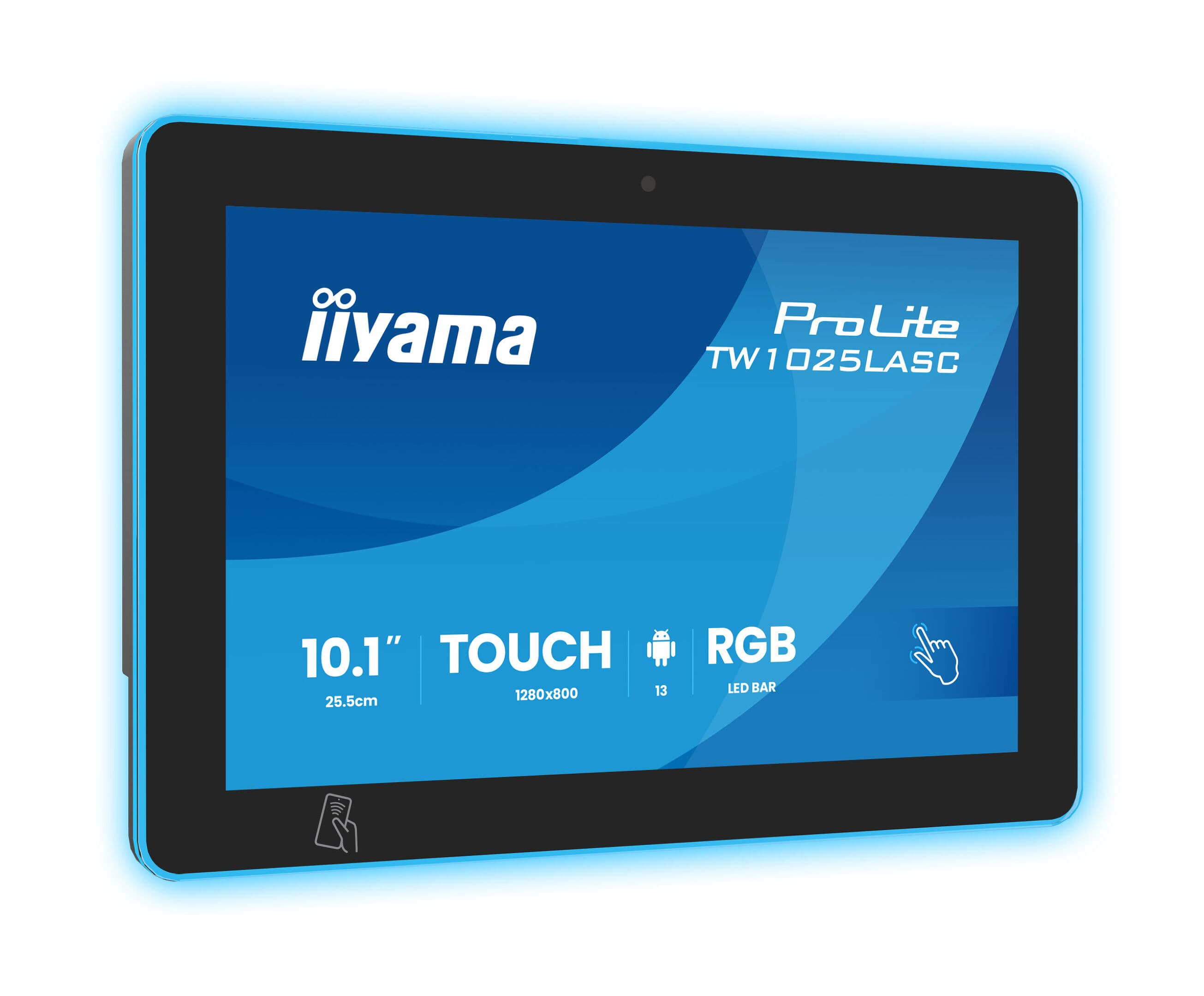 iiyama tw1025lasc b3pnr 20 led on blue ürün görseli