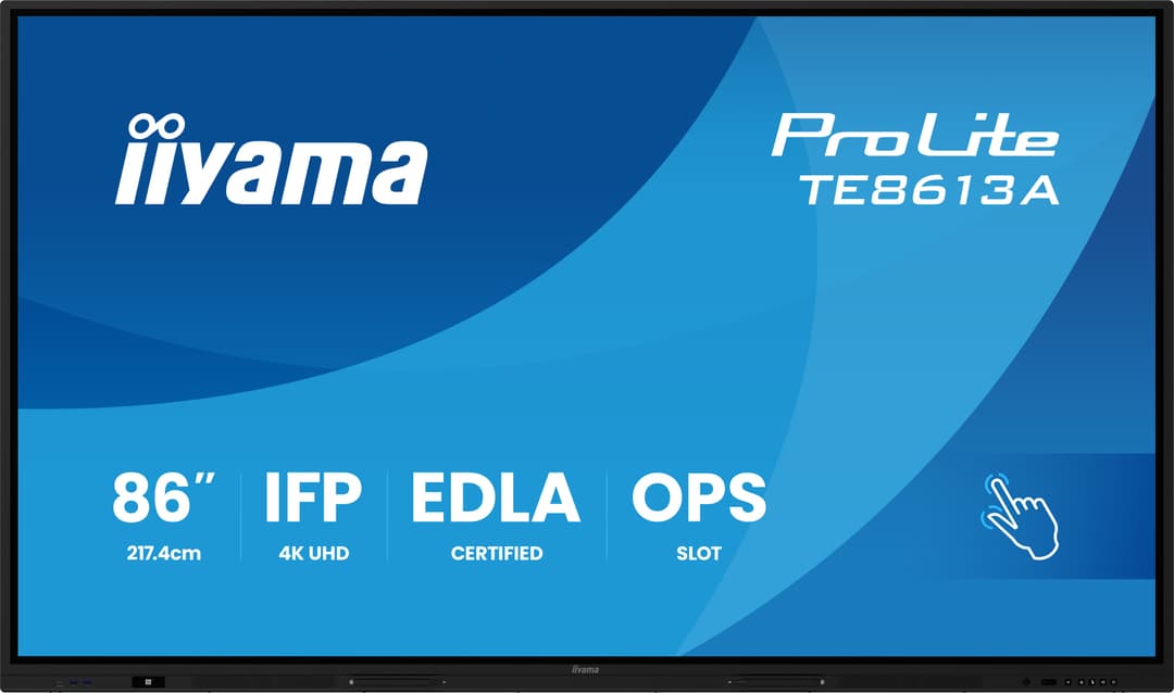iiyama ProLite TE8613A-B2AG 86 inç Google EDLA İnteraktif Ekran dokunmatik kullanım