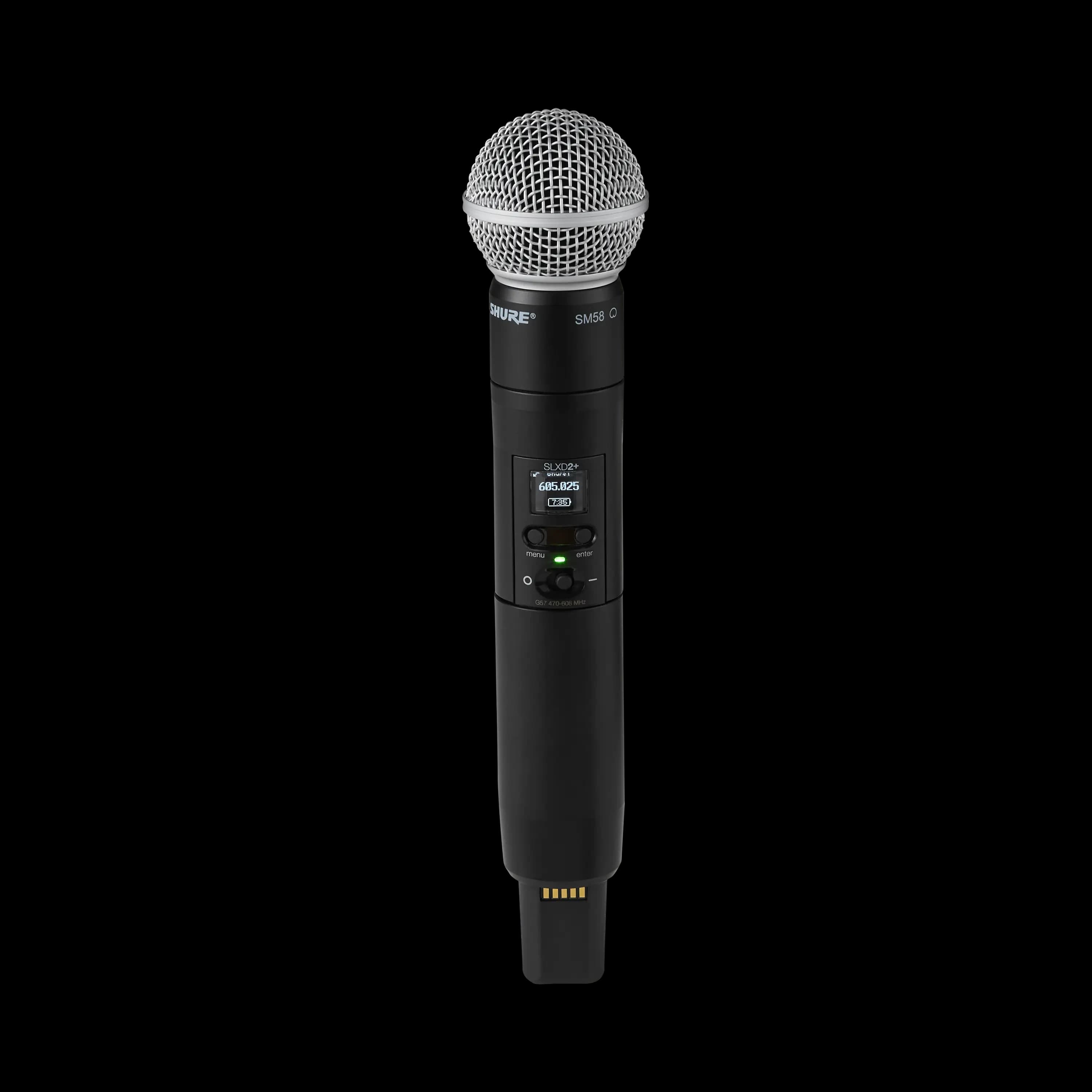 SHURE SLXD124Q+ Alıcı, Dante + Bodypack + El Verici + Yaka Mikrofonu Paketiyle birlikte - Görsel 3