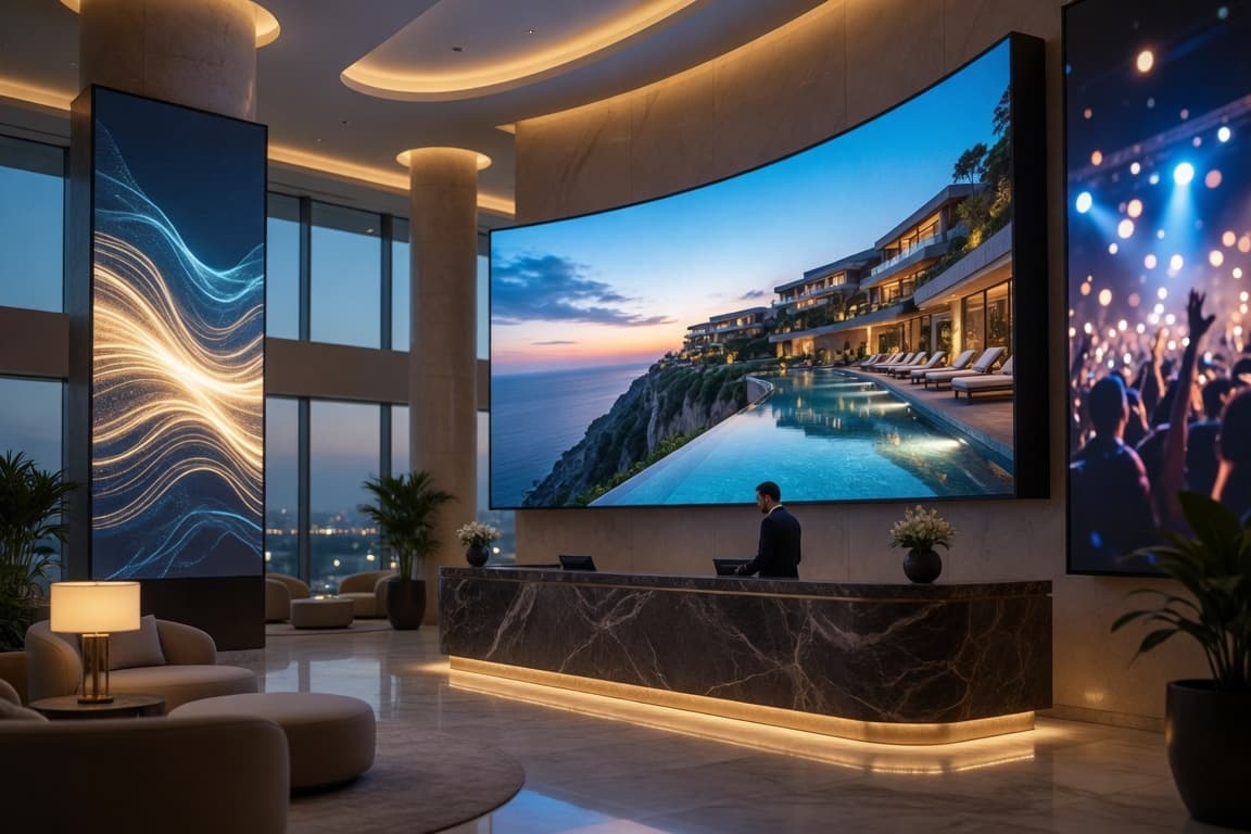 Otel ve Konaklama Sektöründe LED Ekran Uygulamaları